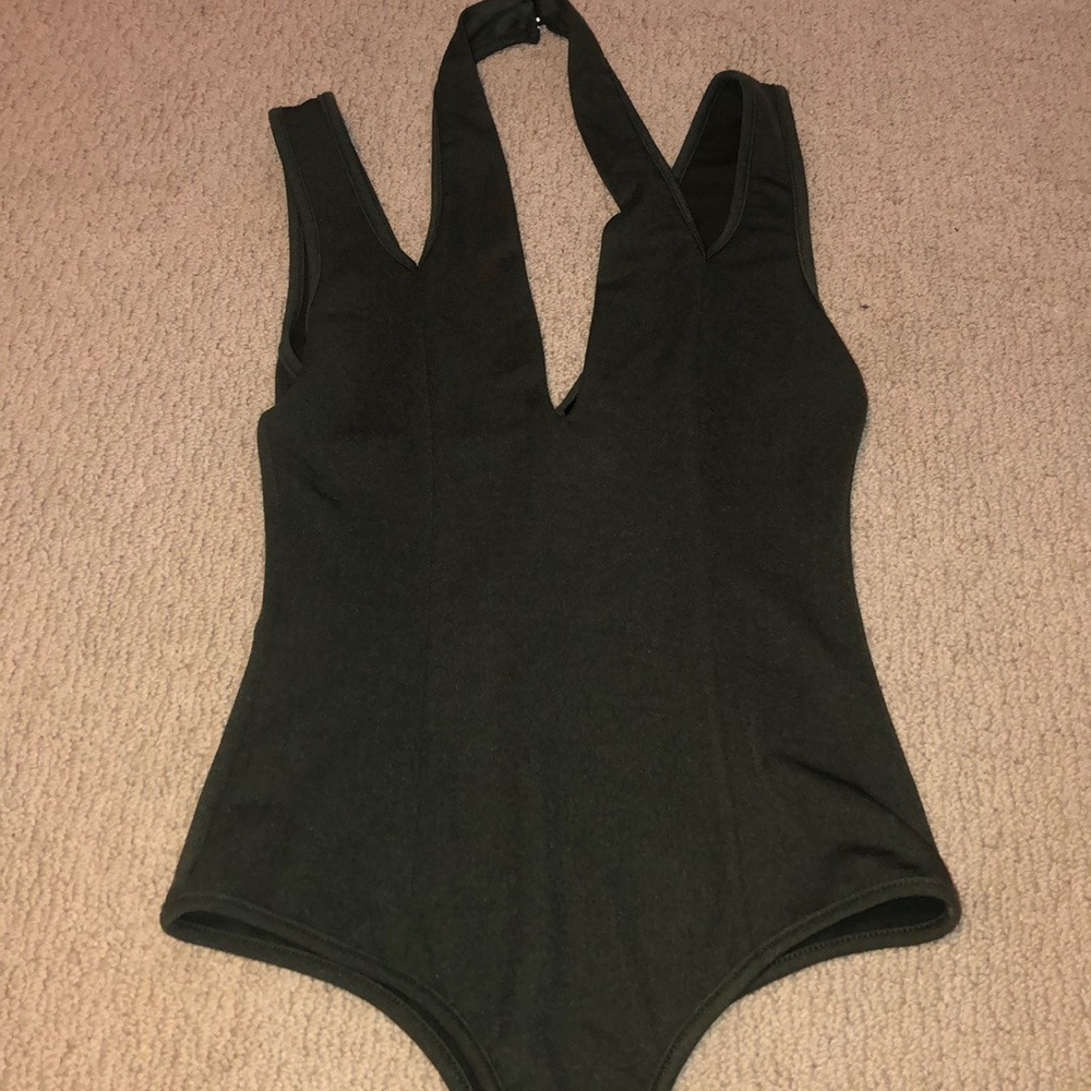 Olive Green Bodysuit